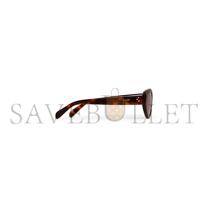 Ce**e cat eye s286 sunglasses in acetate 4s286cplb.19hd